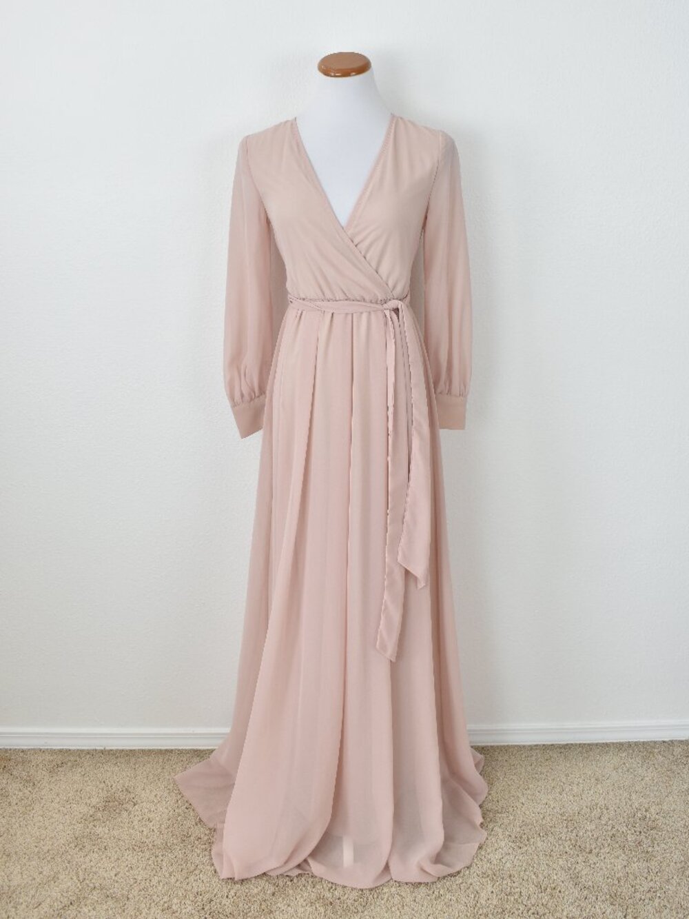 Baltic Born Lydia Maxi Dress Dusty Pink - XS